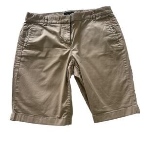 J. Crew 10" Inseam Bermuda Chino Short in Tan Sz 4
